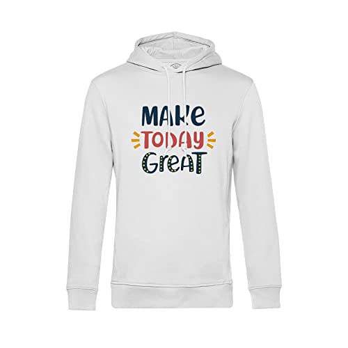 Sweat à capuche typographie message motivation avec graphisme moderne et finitions soignées