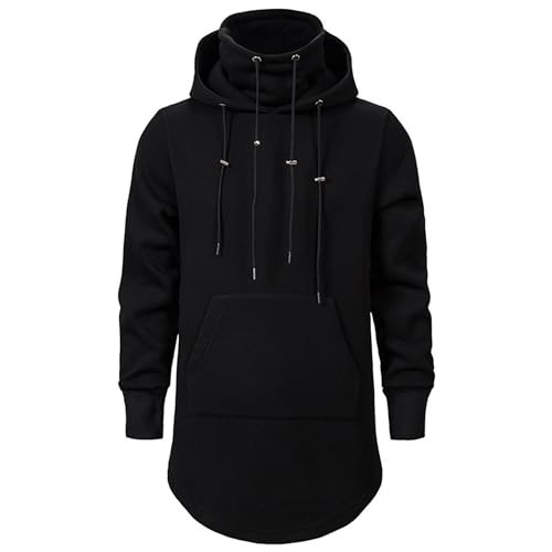 Maiyifu-GJ Sweatshirt Hoodies For Men Long Sleeve Hooded Sweatshirts Casual Long Fashion Hip Hop Pullover2