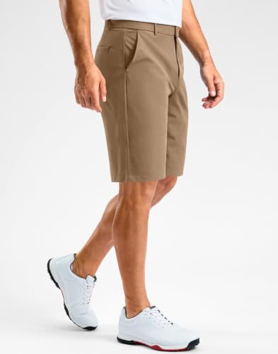 Image of Soothfeel Men's Casual Shorts 5 /7 /9 Inch Golf Dress Shorts for Men Flat Front Work Lightweight Quick Dry with 4 Pockets