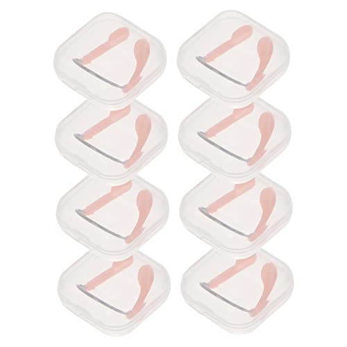 MUSISALY Waterproof Nose Clip for Swimming Anti Professional Nose Clamp Ergonomic Fit 8 Pack Adult Skin Tone