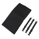 Hoppipola Condizionatori d'aria portatili isolati AC Manicotto copertura tubo aria 59 pollici di lunghezza, 5 C5.9 pollici di diametro, 3 strati di alluminio/schiuma/neoprene, grigio o nero