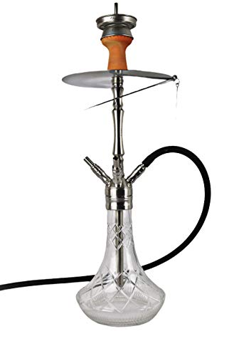 Efendi Sparkle moderne orientalische Shisha Wasserpfeife inkl Kaminaufsatz von Efendi mit Tonkopf