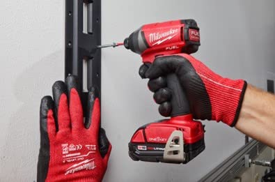 Miniatura 3 de Milwaukee PACKOUT 48-22-8482 - Pista electrónica vertical resistente a la corrosión, con recubrimiento en polvo, para uso con el modelo 48-22-8481