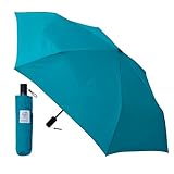 3秒でたためる傘 ウラワザ 自動開閉 折りたたみ傘 形状記憶 形状安定 大きい 直径97cm 約295g urawaza 雨傘 無地 ワンタッチ 高撥水 テフロン加工 防汚効果 UVカット 晴雨兼用 メンズ 親骨55cm 折り畳み傘 畳みやすい 10263 ターコイズブルー