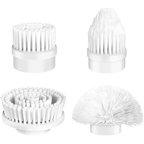 IEZFIX Electric Spin Scrubber X03 Turbo Brush Head Replacement, Multi-Purpose Cleaning Brush Set A Cover
