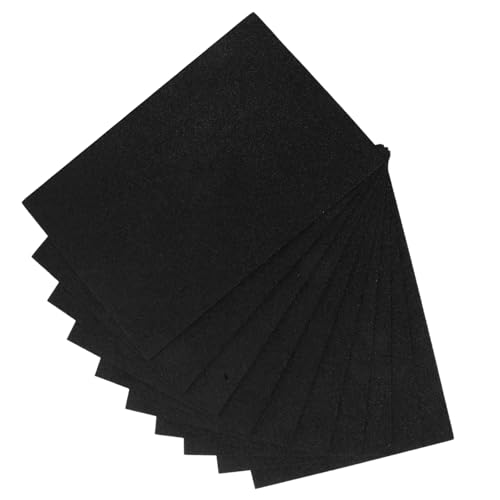 Papier mousse pailleté noir A4 Uonlytech pour loisirs créatifs - 6