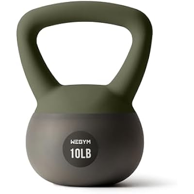 Soft Kettlebell (10L Forest) and Dumbbells (10L Forest)