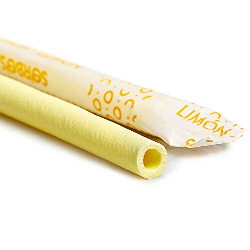 Sorbos Pailles comestibles 200 pailles Scatola Limone Cover