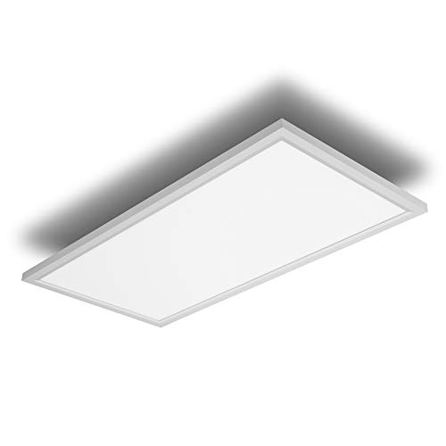 IMPTS LED Deckenlampe Unltra Flach Rechteckig Panel Deckenleuchte Warmweiss...