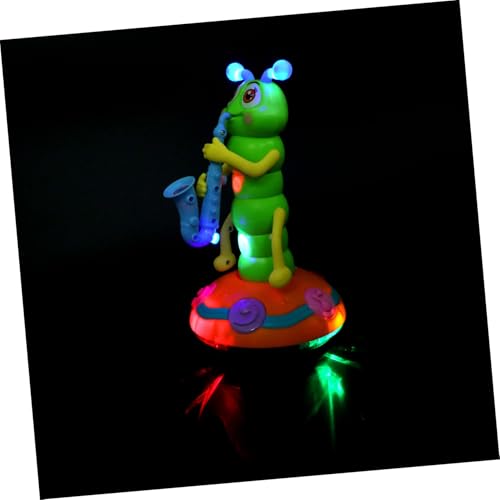 Parliky Chenille Lumineux Électronique pour Garçon Fille Musique Interactive avec Roues Batterie Sécurisée Musical Éducatif pour Garçons et Filles...