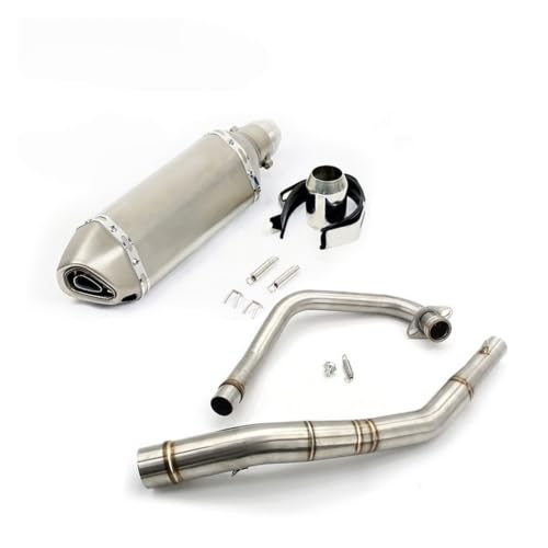 Section centrale d'échappement en acier inoxydable durable pour moto GSXR125 et 150