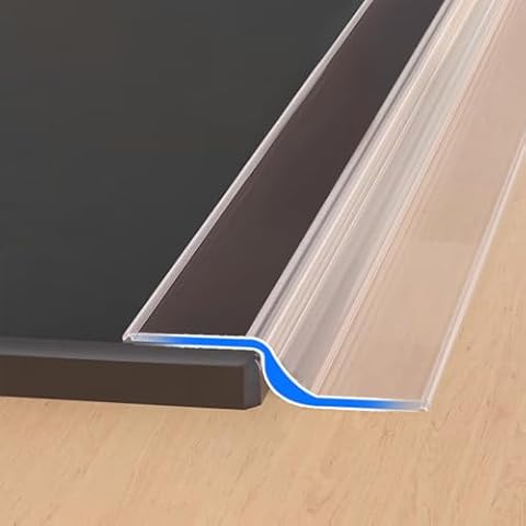 Upgraded V-Design Clear Caulk Tape, Transparent Caulking Sealing Strip Waterproof for Shower, Toilet, Bath Tub, Sink (3.2Meters) Cover
