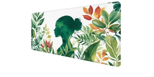 Femme Tapis Souris grand format pour embellir et organiser le bureau moderne