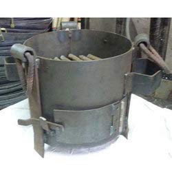 V Metal Arts Manual Silver Gas Stove/Tandoor Griller, Standard Size