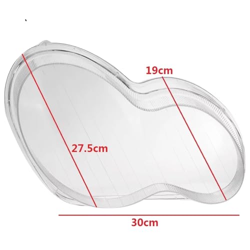 Couvercle lentille phare Benz C280 finition cristal polycarbonate