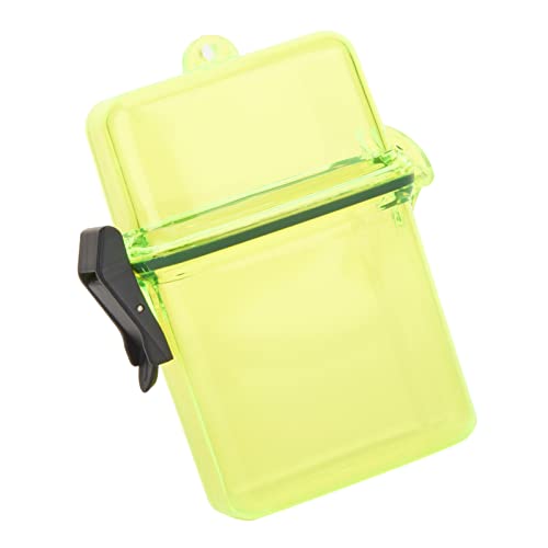 Estink Caixa Selada, Estojo Transparente de Plástico Impermeável para Telemóvel e Câmara, Canoagem e Surfing (amarelo transparente)