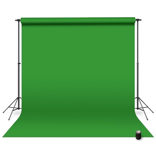 Denny Manufacturing Green Seamless Paper Backdrop (107x36 ft)