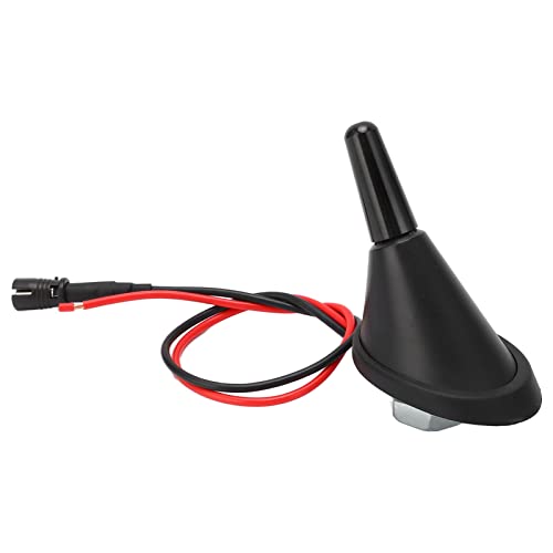 TOPINCN Universal Car Roof Antenna Short Type with Amplifier Compact