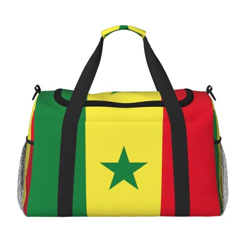 Sac de week-end Sénégal noir pour femmes idéal comme bagage cabine et voyage