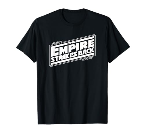 Star Wars The Empire Strikes Back Angled Movie Logo T-Shirt