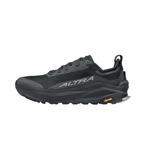Finding the Best Shoes for the Appalachian Trail 13 ALTRA Men's Olympus 6 Trail Running Shoe, Black/Black, 12