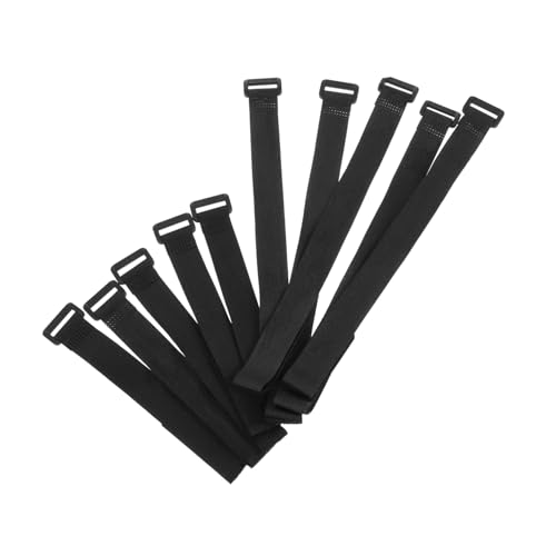KALLORY 10Pcs Bike Fixing Bands for Mountain Cycling Versatile Straps for Luggage Cables and More Lengths for Outdoor Transport and Stability