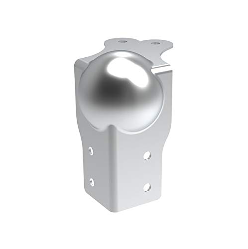 Image of Penn Elcom Large Brace with Ball Corner (Set of 8) Top /Male | Zinc Finish | Flight /DJ /Audio /Sound Box (8.45 * 3.45 * 8.45 cm) Round Angle Edge | Case Protection with 6 Holes | Easy to Fit