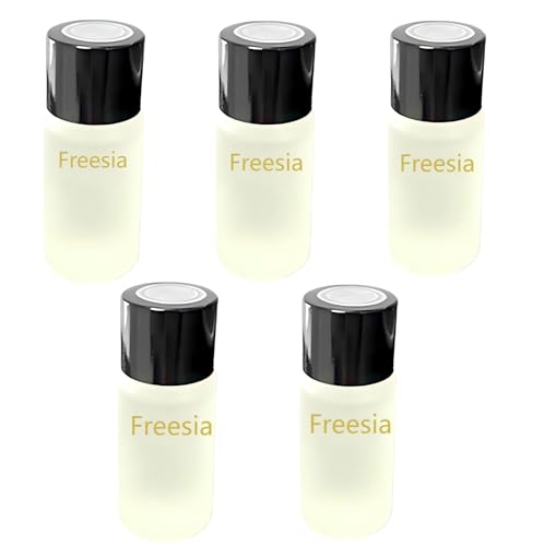 Image of Car Air Freshener Refills - Set of 5 (10 ml each), Universal Fit for Air Vent Smart Car Fresheners, Refreshing and Pleasant Scent (Freesia)