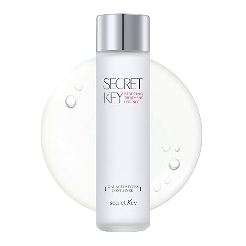 SECRETKEY Starting Care Essence Toner Galactomyces Ferment Filtrate with Adenosine for Radiance Glass Skin Hydrating Essence Helps Improve Uneven Skin Tone Korean Skin Care (5.24 Fl Oz / 155ml)