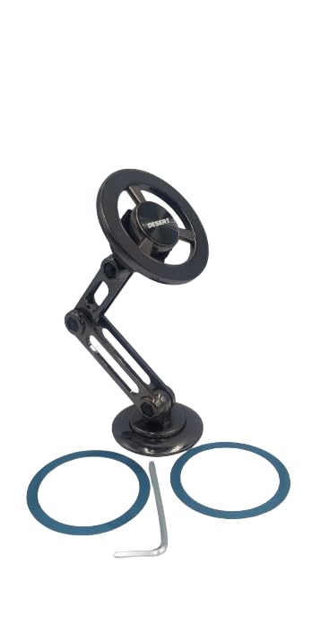 DS104 - Desert Elegance Meets Precision. Magnetic Surface, 360° Security, and Seamless Rotation – Your Ultimate Car Magnetic Bracket for Stylish Stability in the Heart of the Desert Adventure - Black