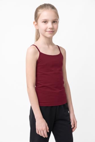 Image of Kurve Girl's Sleeveless Tank Top - Stretch Undershirts Cami Camisole, UV Protective Fabric, Rated UPF 50+ (Made in USA)