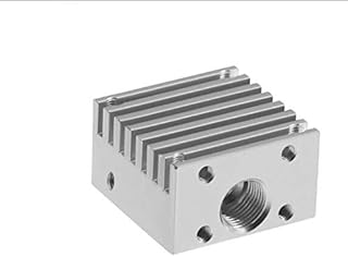 NO LOGO L-TAO-PULLEY, 1pc V6 heat sink for Chimera multi extruder aluminium alloy dual head cooling fin 30 * 30 * 18mm For 3D Printer part (Color : Single spray)