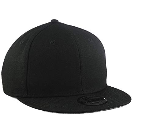New Era Blank Custom 9Fifty Adjustable Snapback Cap Black/Grey Uv thumb #2