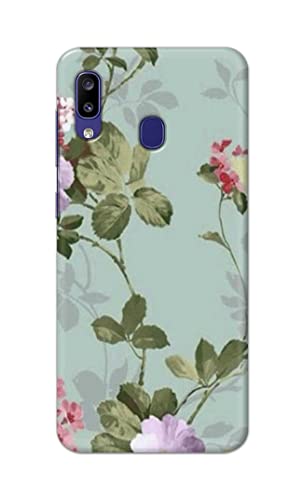 Image of Printed Hard Back Cover Case for Samsung Galaxy A30 Back Cover (Floral Painting) -702