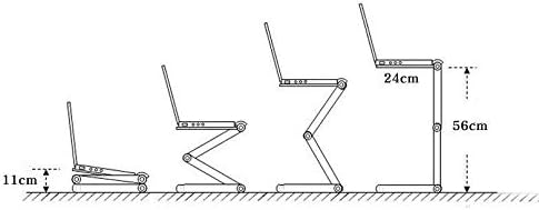 Soporte ajustable para laptop de 17 pulgadas color rosa miniatura 3