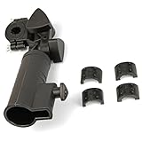 Conception de pince sécurisée : équipé d'une pince solide et réglable qui se fixe facilement à diverses surfaces, y compris les voiturettes de golf, les chariots, les poussettes et les fauteuils roulants, assurant une tenue stable et coupe-vent.