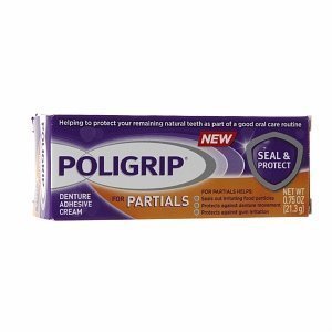 Super PoliGrip Seal and Protect for Partials Denture Cream - 0.75 oz