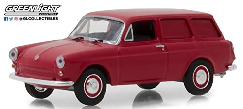 Greenlight 1968 Volkswagen Type 3 Panel Van 1:64 rojo miniatura 2
