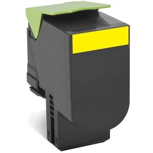 Lexmark 80C2SYE cartouche de toner jaune pour impression couleur de documents - 2