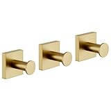 KOKOSIRI B1016BG-P3 - Ganchos para toallas de baño para colgar en la pared, B1016BG-P3