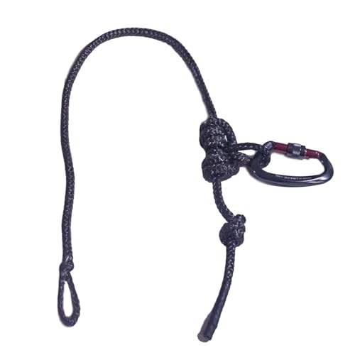 Hunting Saddle Bridge,Tree Tether Rope for Hunting and Climbing,Adjustable,Reflective Lifeline,Durable 350 lb Rated Accessories