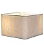 14x14x9 Rounded Corner Premiere Hardback Shallow Square Drum Lampshade Textured Oatmeal