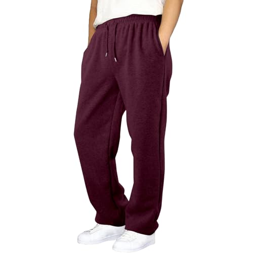Pantalon Jogging Homme & Pantalon De Travail Homme - Baggy Sweatpants Mode Sport De Survêtement Molleton Chaud Large Pants Workout Training Jogger Pantalons...