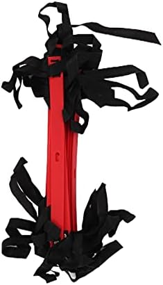 Training Warm-up Ladder, 7M 14 Rung Agility Speed Ladder Stairs for Fitness Soccer Football Speed Ladder Equipment 2 Colors(Red)