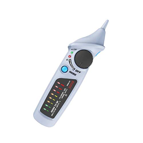 Preisvergleich Produktbild Berührungsloser Spannungstester Spannungsmessgerät, AC 12-1000V Spannungstester Hohe Empfindlichkeit mit LED Taschenlampe Optische Anzeige
