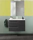  ROYO Vitale Conjunto Mueble 2 Cajones F-46 Gris Nature - Medida: 60 CMS