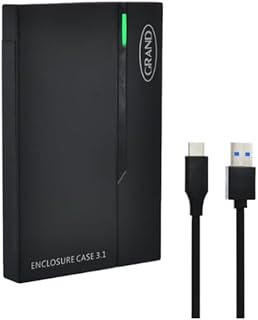 قرص صلب خارجي محمول جراند سعة 500 جيجا بمنفذUSB 3.0 متوافق مع جميع اجهزة الكمبيوتر