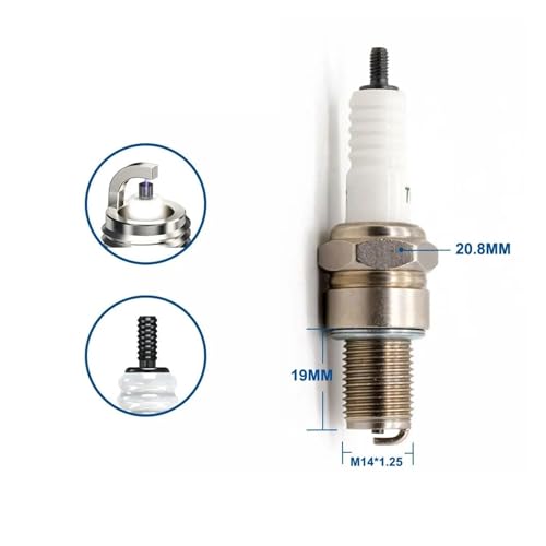 Bougie F9RC pour résoudre les ratés d'allumage et remplacer les modèles BR9ES usés - 2