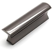 Metal Guitar Slide Bar Tone Lap Steel Slide, Black Slide Bar for Dobro Hawaiian Guitar Electric Guitar Dunlop Bass