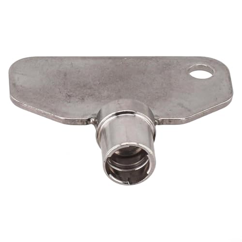Llave tubular chapada en zinc E3515 E32671515, llave hueca de repuesto ideal para seguridad de compartimento RV (3 muescas)